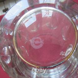 Pichet broc à eau cruche en cristal de saint louis modèle jersey signé 3