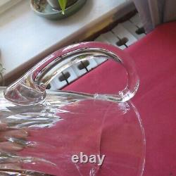 Pichet broc à eau cruche en cristal de saint louis modèle jersey signé 3