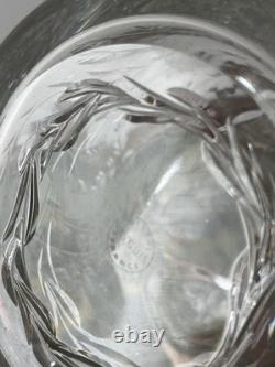 Pichet / broc à eau en cristal SAINT LOUIS Signé 25cm Verseuse Carafe