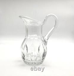 Pichet / carafe à eau / broc en cristal signé SAINT LOUIS modèle CERDAGNE 23 cm