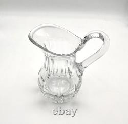Pichet / carafe à eau / broc en cristal signé SAINT LOUIS modèle CERDAGNE 23 cm