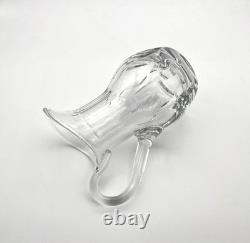 Pichet / carafe à eau / broc en cristal signé SAINT LOUIS modèle CERDAGNE 23 cm