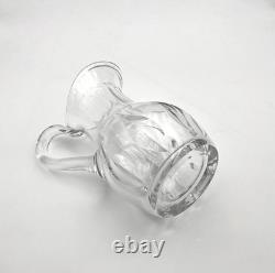 Pichet / carafe à eau / broc en cristal signé SAINT LOUIS modèle CERDAGNE 23 cm