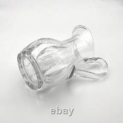 Pichet / carafe à eau / broc en cristal signé SAINT LOUIS modèle CERDAGNE 23 cm