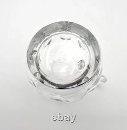 Pichet / carafe à eau / broc en cristal signé SAINT LOUIS modèle CERDAGNE 23 cm