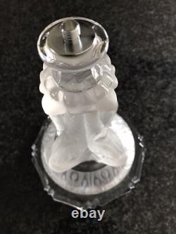 Pied de lampe en cristal de Saint Louis
