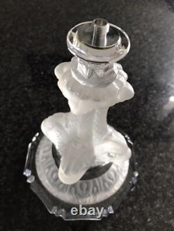 Pied de lampe en cristal de Saint Louis