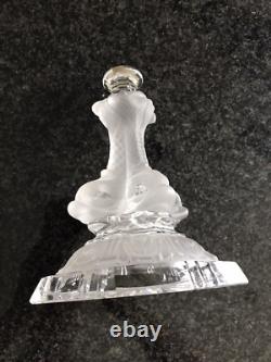 Pied de lampe en cristal de Saint Louis