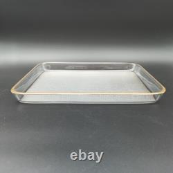 Plateau En Cristal Givré Baccarat Ou Saint-louis