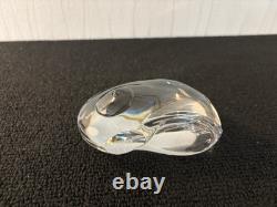 Presse papier escargot en cristal de Saint Louis