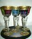 Rare Saint Louis Stella 6 Roemers Or Cristal 21,5 Cm