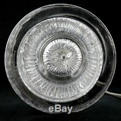 Rare LAMPE Design Cinétique CRISTAL DAUM FRANCE Crystal 20th/st louis/baccarat