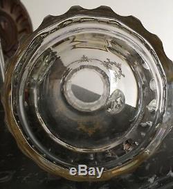 Rare carafe Broc En cristal de Saint Louis modèle Bartholdi Or avec dorures Neuf