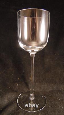 Rare service de 6 roemers en cristal de Saint Louis modèle Diane