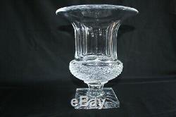 Rare vase médicis en cristal de Saint Louis modèle Versailles Hauteur 24 cm