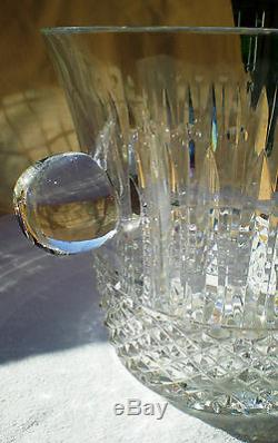 Rare vasque/seau à champagne modèle Tommy en cristal Saint-Louis