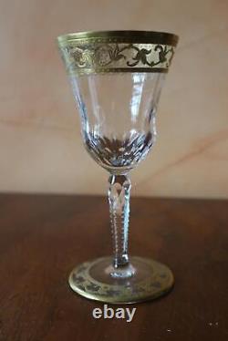 Rare verre en cristal de SAINT LOUIS modele CALLOT signé