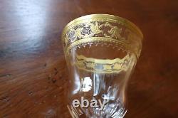 Rare verre en cristal de SAINT LOUIS modele CALLOT signé