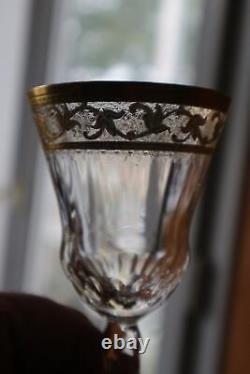 Rare verre en cristal de SAINT LOUIS modele CALLOT signé