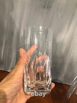 SAINT-LOUIS 3 VERRES A ORANGEADE EN CRISTAL (H 14 cm)