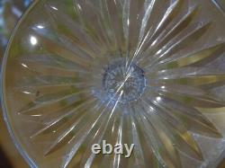 SAINT LOUIS 4 ANCIENS VERRES VIN COULEUR ROEMER CRISTAL COULEUR JAUNE ht 18,5 cm