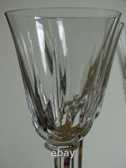 SAINT LOUIS 4 VERRES A VIN ROUGE BOURGOGNE EN CRISTAL MODELE CERDAGNE ht 16 cm