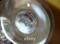 SAINT LOUIS 4 VERRES A VIN ROUGE BOURGOGNE EN CRISTAL MODELE CERDAGNE ht 16 cm