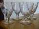 Saint Louis 4 Verres A Vin Rouge Cristal Modele Cevennes 1930 Ht 8,7 Cm 10 Cls