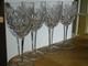 Saint Louis 4 Verres A Vin Rouge En Cristal Tailler Modele Florence Ht 16,2 Cm