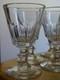 Saint Louis 6 Anciens Verres A Vin Rouge Cristal Tailler Caton Ht 11,3 Cm 19 Eme