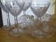 Saint Louis 6 Anciens Verres Vin Rouge Cristal Tailler Mod Costes 1930 H 13,2 Cm