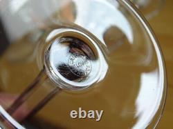 SAINT LOUIS 6 GRANDS VERRES A VIN DU RHIN ROEMER CRISTAL MONACO ROUGE 21,5 cm