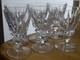 Saint Louis 6 Verres A Aperitif En Cristal Tailler Mod Guernesey Ht 10,3 Cm