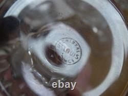 SAINT LOUIS 6 VERRES A APERITIF EN CRISTAL TAILLER MOD GUERNESEY ht 10,3 cm