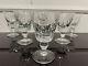 Saint Louis 6 Verres A Eau Modele Jersey Cristal H 14,5 Cm