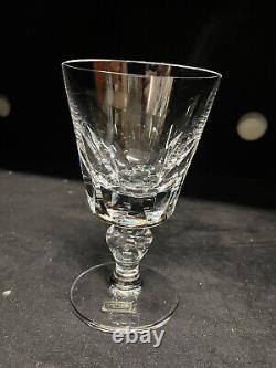 SAINT LOUIS 6 VERRES A EAU MODELE JERSEY CRISTAL H 14,5 cm