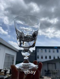 SAINT LOUIS 6 VERRES A EAU MODELE JERSEY CRISTAL H 14,5 cm