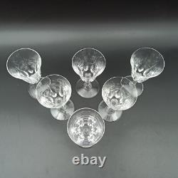 SAINT-LOUIS 6 VERRES À VIN BLANC EN CRISTAL Modèle CERDAGNE Lot1