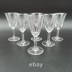 SAINT-LOUIS 6 VERRES À VIN BLANC EN CRISTAL Modèle CERDAGNE Lot2