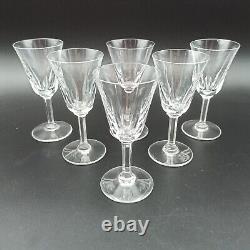SAINT-LOUIS 6 VERRES À VIN BLANC EN CRISTAL Modèle CERDAGNE Lot2