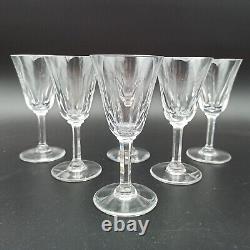 SAINT-LOUIS 6 VERRES À VIN BLANC EN CRISTAL Modèle CERDAGNE Lot2