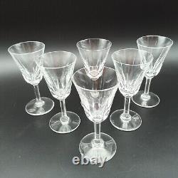 SAINT-LOUIS 6 VERRES À VIN BLANC EN CRISTAL Modèle CERDAGNE Lot2