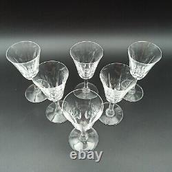 SAINT-LOUIS 6 VERRES À VIN BLANC EN CRISTAL Modèle CERDAGNE Lot2