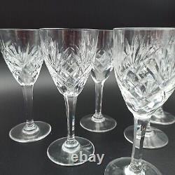 SAINT-LOUIS 6 VERRES À VIN BLANC EN CRISTAL Modèle CHANTILLY Lot2