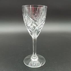 SAINT-LOUIS 6 VERRES À VIN BLANC EN CRISTAL Modèle CHANTILLY Lot2