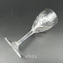 SAINT-LOUIS 6 VERRES À VIN BLANC EN CRISTAL Modèle CHANTILLY Lot2