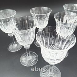 SAINT-LOUIS 6 VERRES À VIN BLANC EN CRISTAL Modèle TOMMY