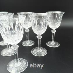 SAINT-LOUIS 6 VERRES À VIN BLANC EN CRISTAL Modèle TOMMY
