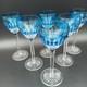 Saint-louis 6 Verres &Agrave; Vin Du Rhin En Cristal Roemers Bleu