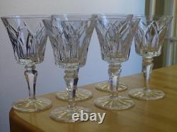 SAINT LOUIS 6 VERRES A VIN ROUGE CRISTAL MODELE CAMARGUE ht 13,2 cm 10 cls